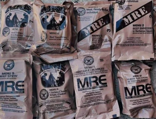 Military Humor Wednesday! Oh no the MRE, oh the stories these hold. Ask any veteran about them and learn about their favorite. They also are sure to be a mix master! Let's hear the history and some stories of the military's dreaded MRE's!