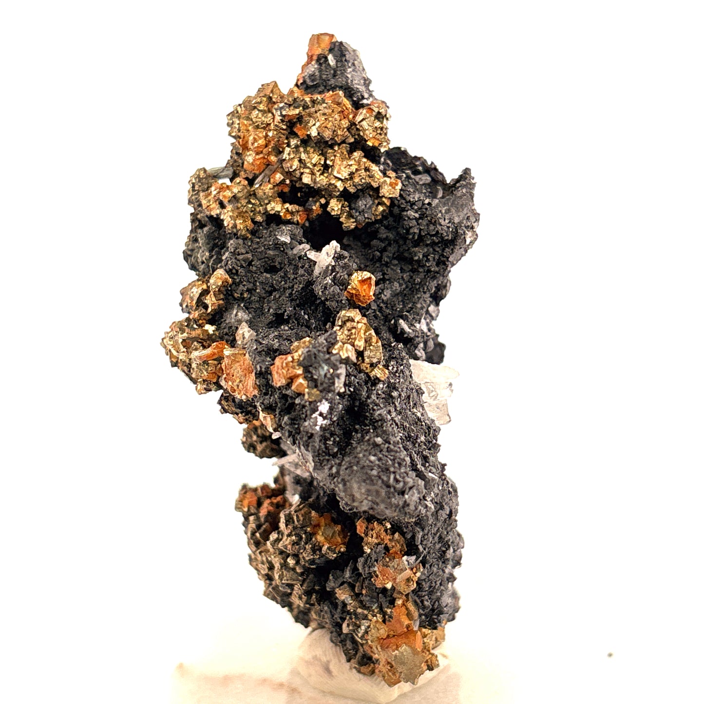 Cerussite, Hematite, Pyrite, & Galena Specimen - Ojuela Mine, Mapimi, Mun. De Mapimi, Durango, Mexico - 8.5x6.5x3.5mm