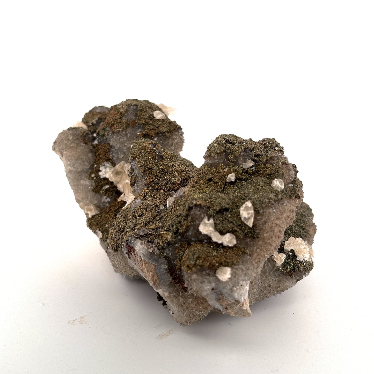 Iridescent Marcasite, Dolomite, & Calcite Specimen, 746.5gr, Montana, USA