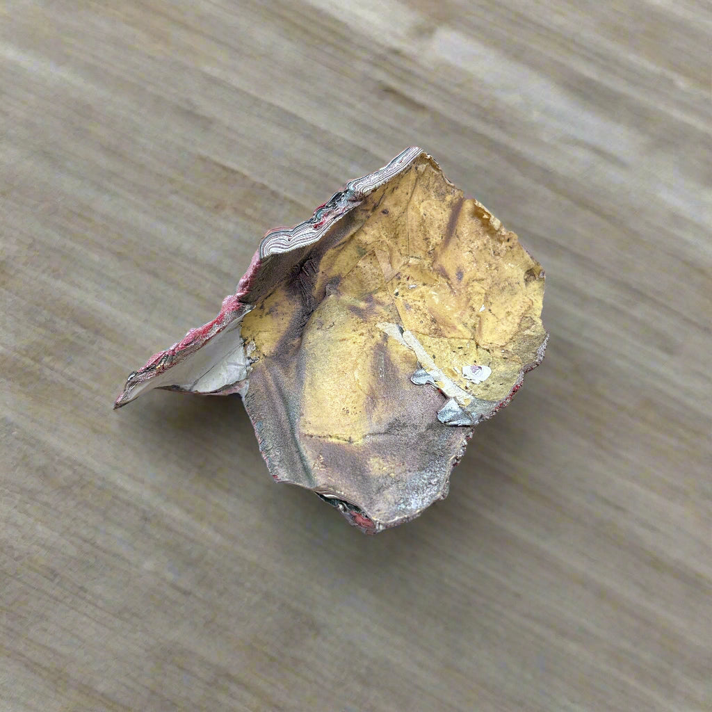 Historical Fordite Cutting Rough, Michigan, 98.95gr