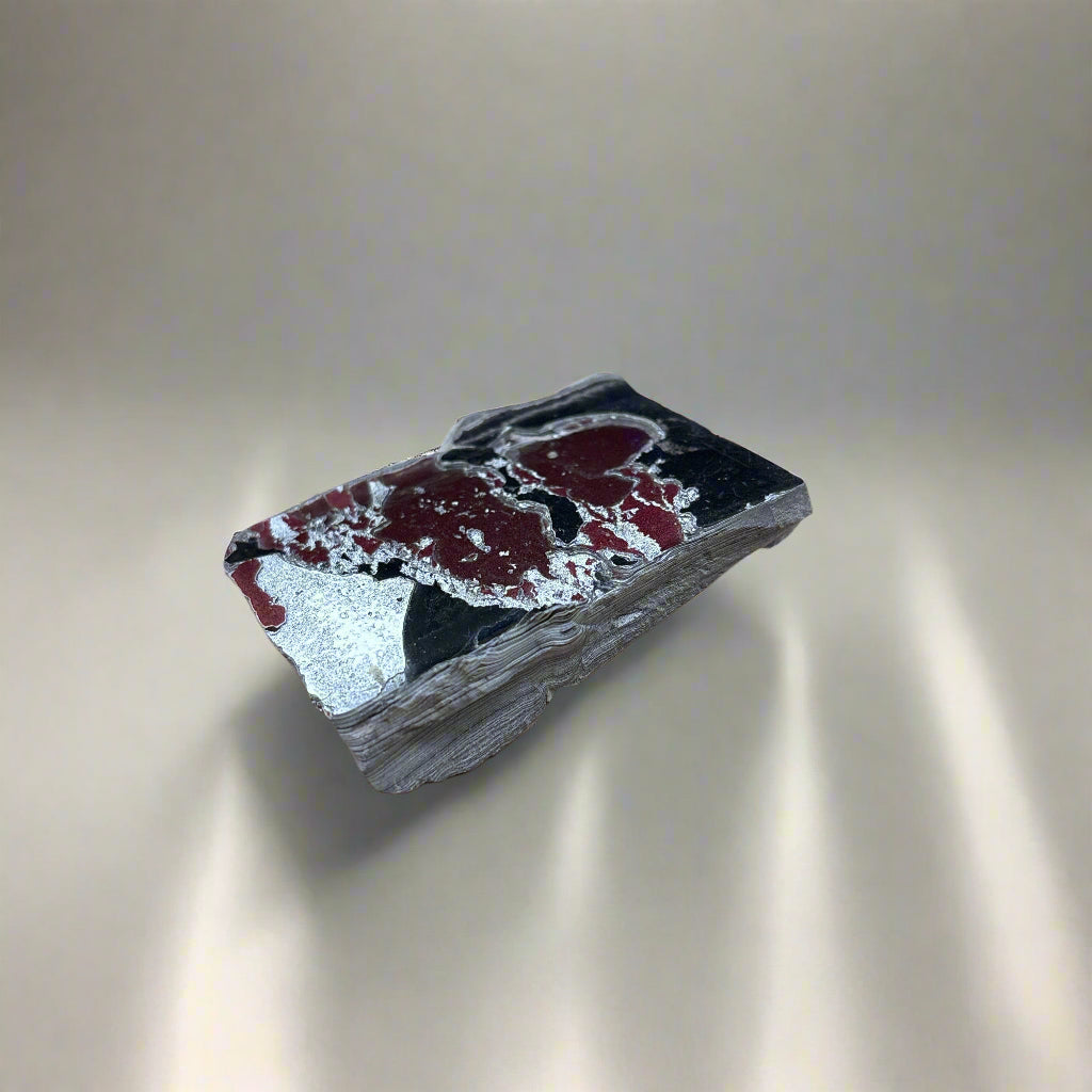 Historical Fordite Cutting Rough, Michigan, 60.2gr