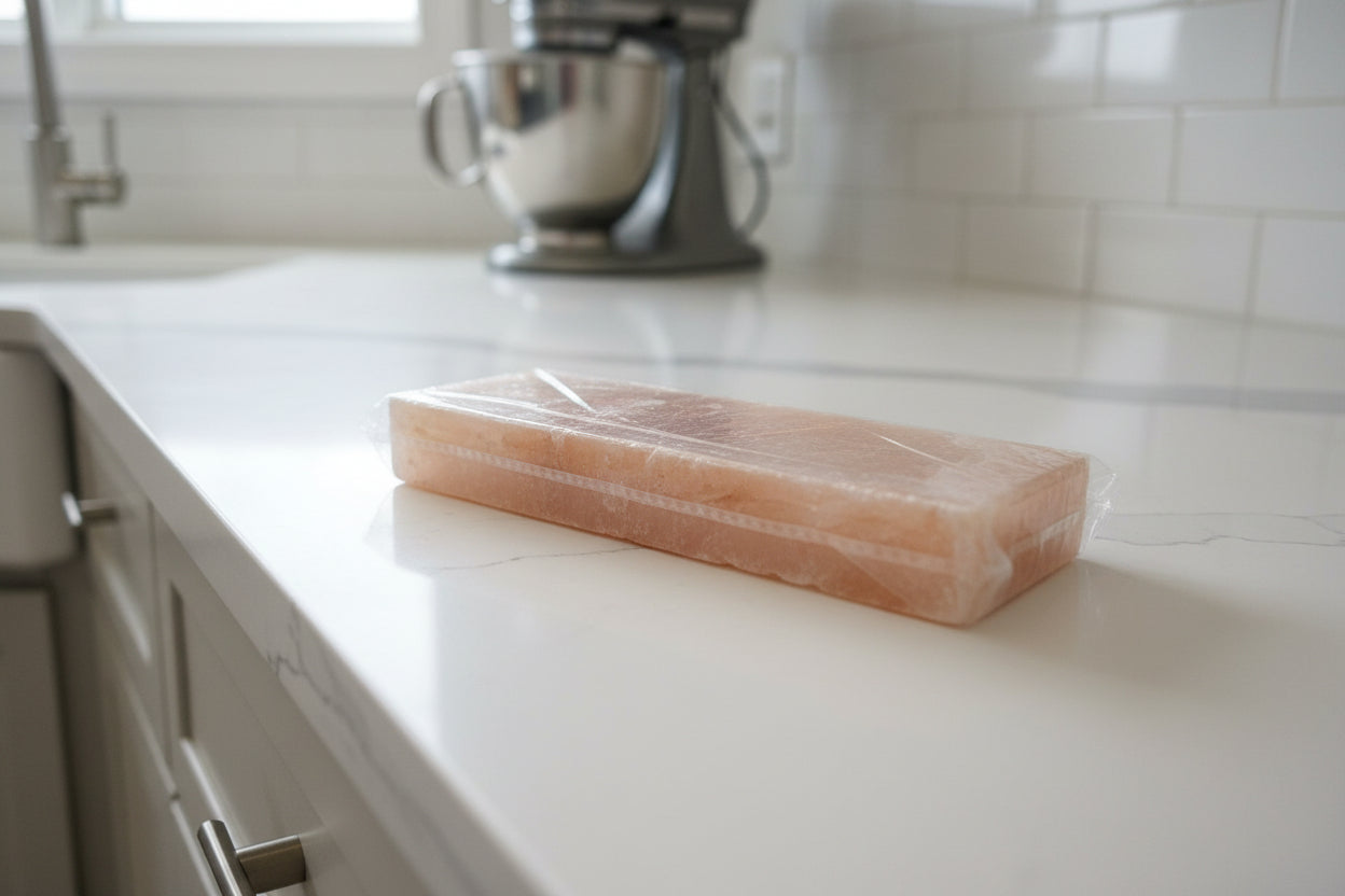 Himilayan Sea Salt Cooking Block, 20x5x2.5cm, 550+ gr.