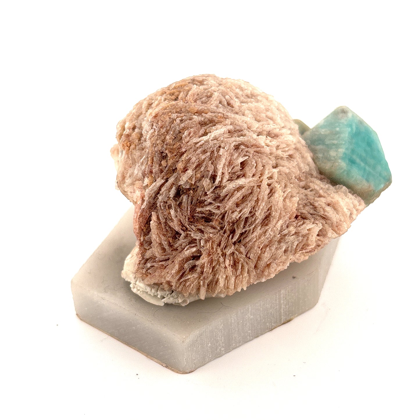 Amazonite with Albite, Erongo, Namibia 86.39gr
