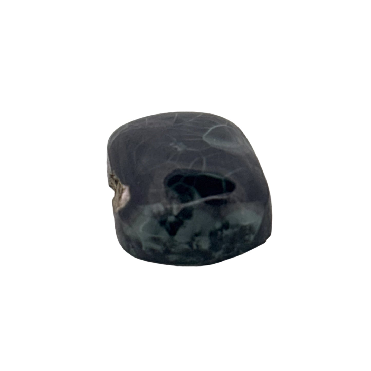 Free Form Michigan Greenstone Cabochon, 8.71ct 13x11x6mm