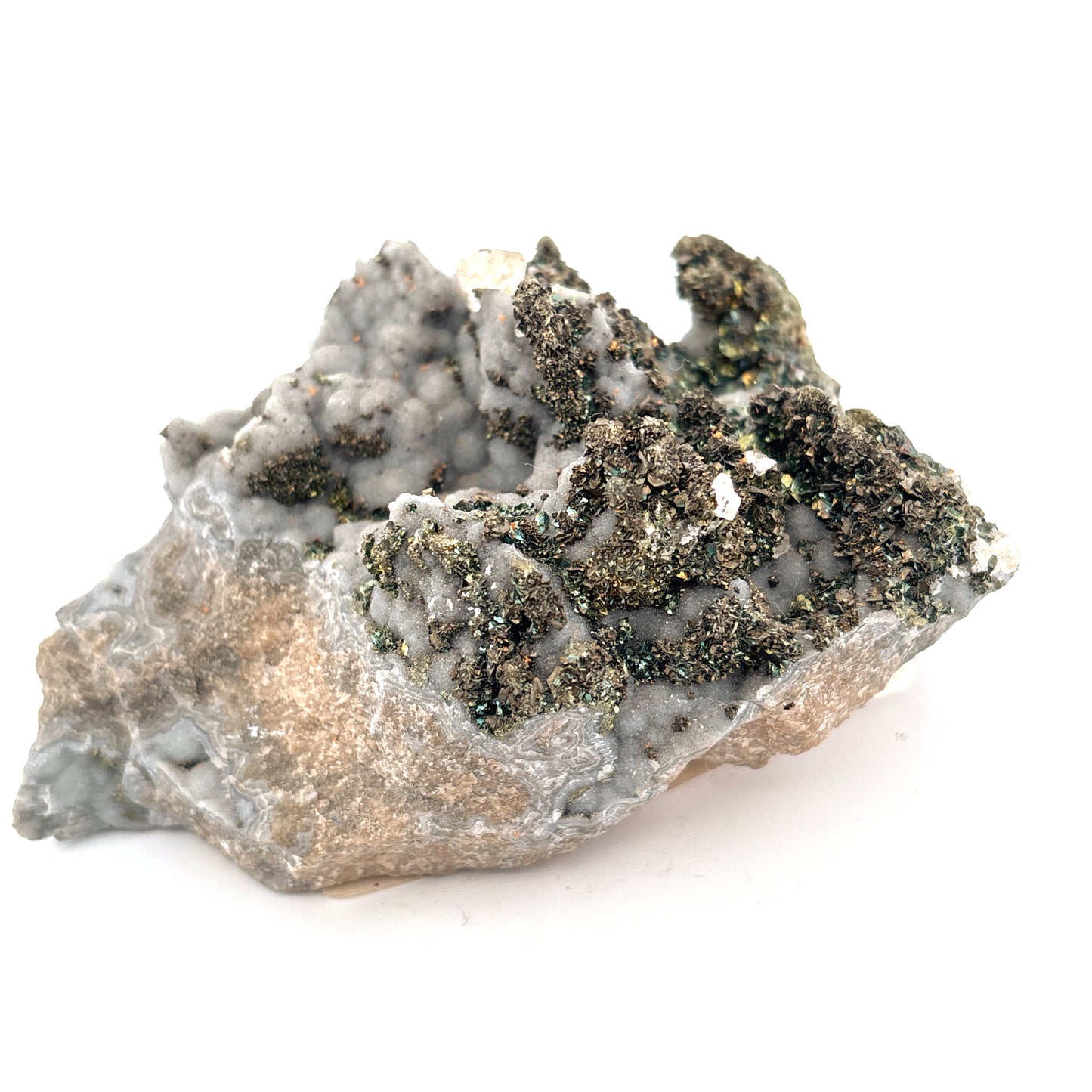 Marcasite on Druze Specimen, MO, USA 186.8gr