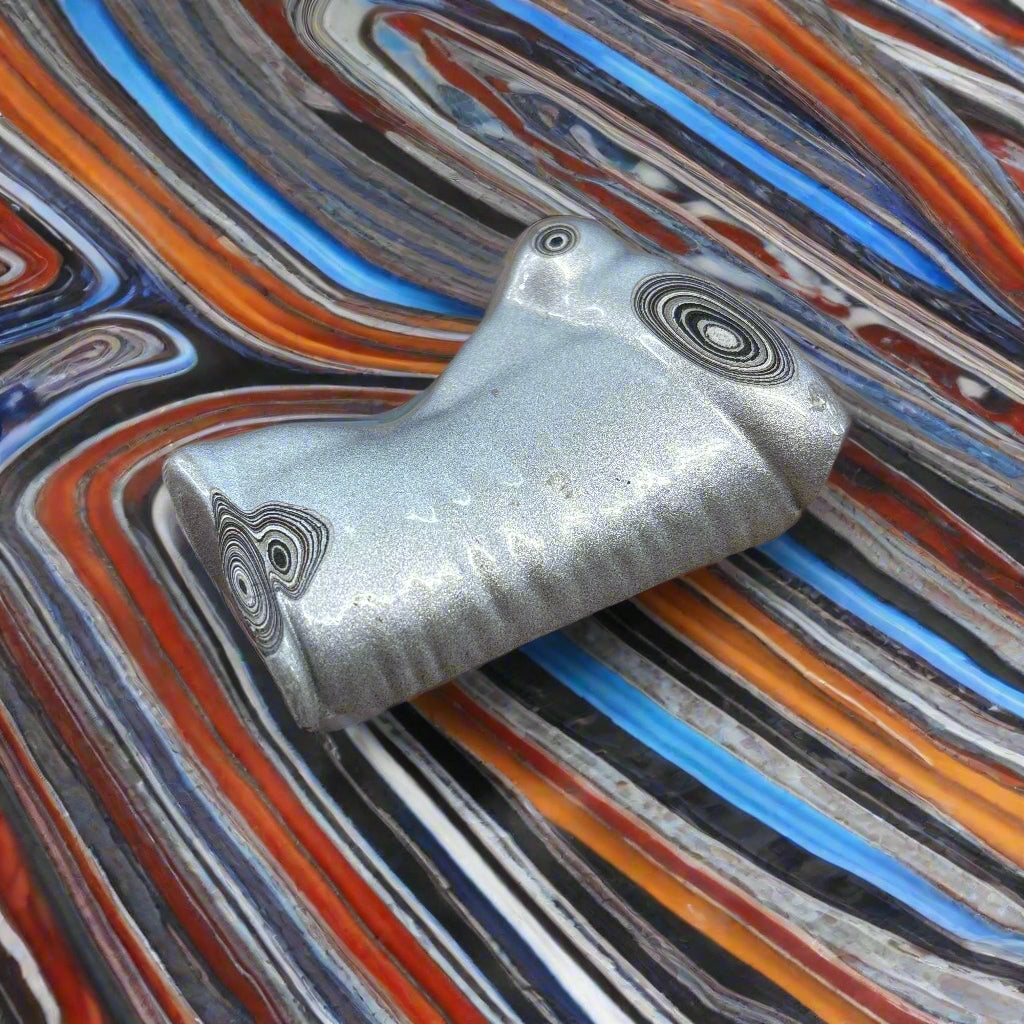 Historical Fordite Cutting Rough, Michigan, 43.6gr