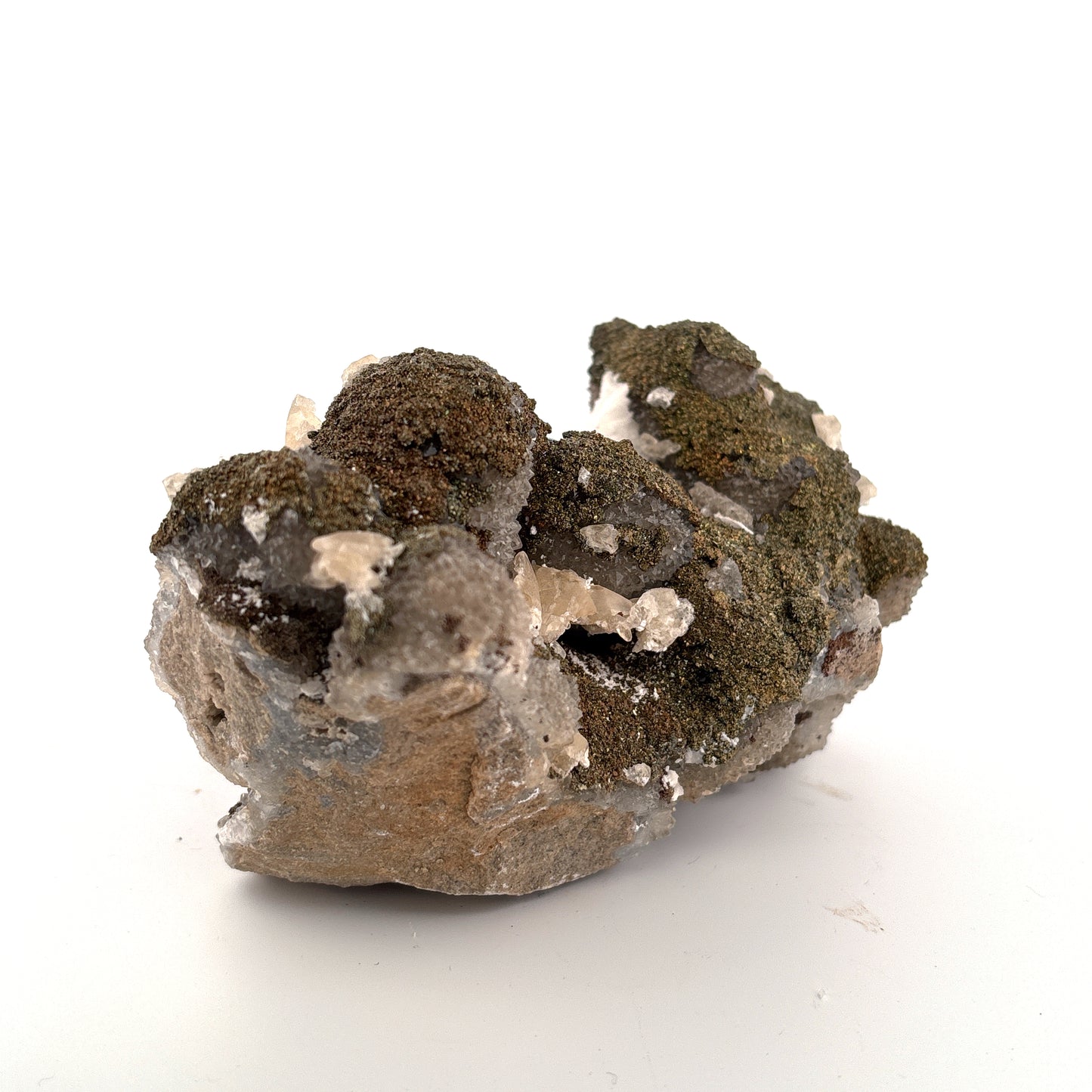 Iridescent Marcasite, Dolomite, & Calcite Specimen, 746.5gr, Montana, USA