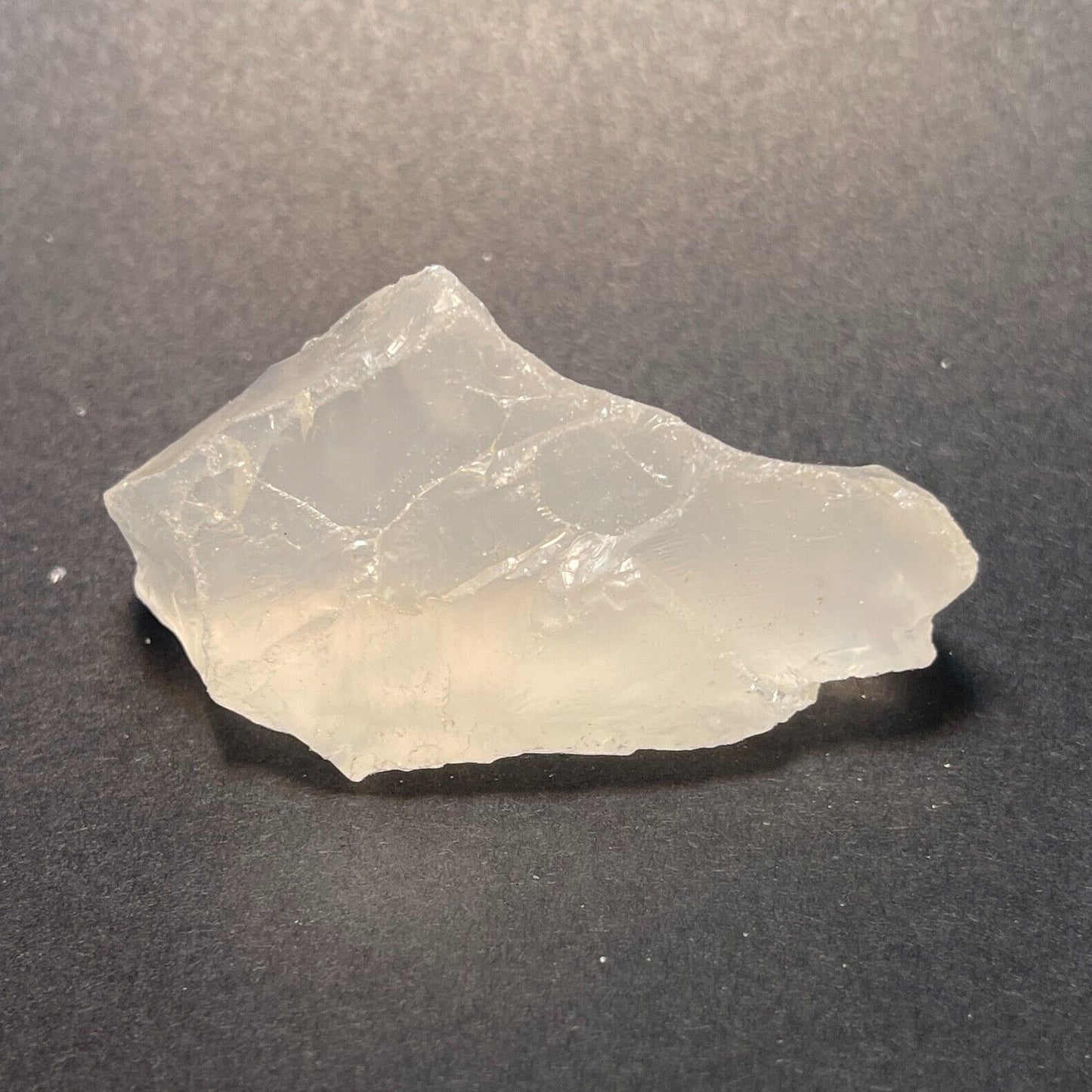 Natural Brazilian Translucent Quartz "Ghost Quartz" - 66x38x23mm 60.3gr