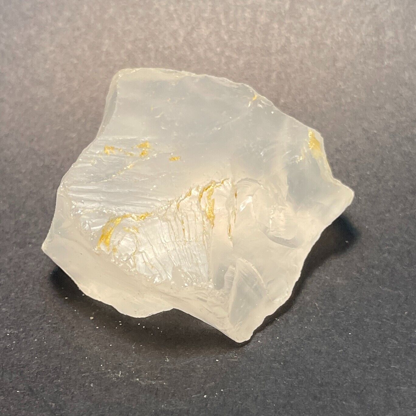 Natural Brazilian Translucent Quartz "Ghost Quartz" - 50x52x23mm 85.7gr