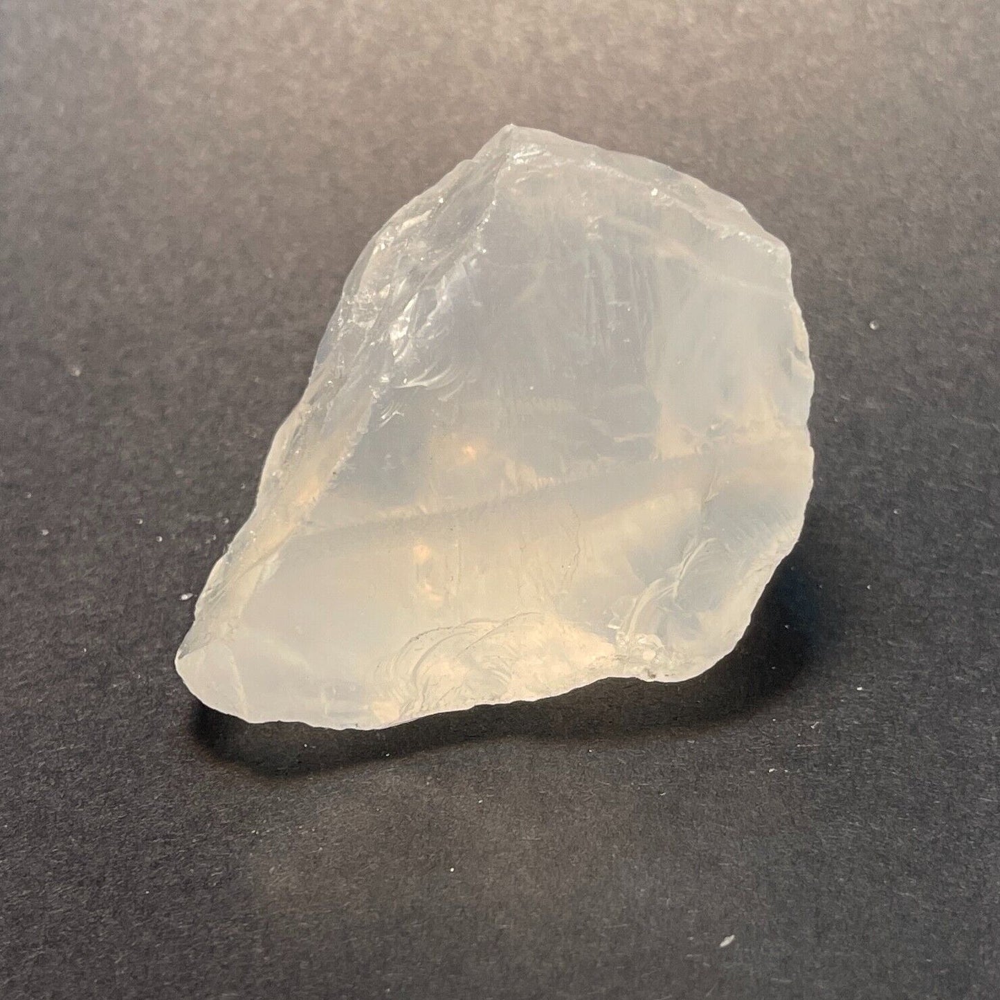 Natural Brazilian Translucent Quartz "Ghost Quartz" - 57x48x27mm 76.3gr