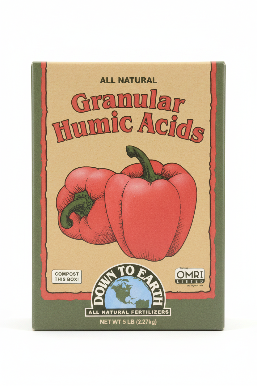 CLOSEOUT Down To Earth - Organic Granular Humic Acids Fertilizer Mix 5 lb