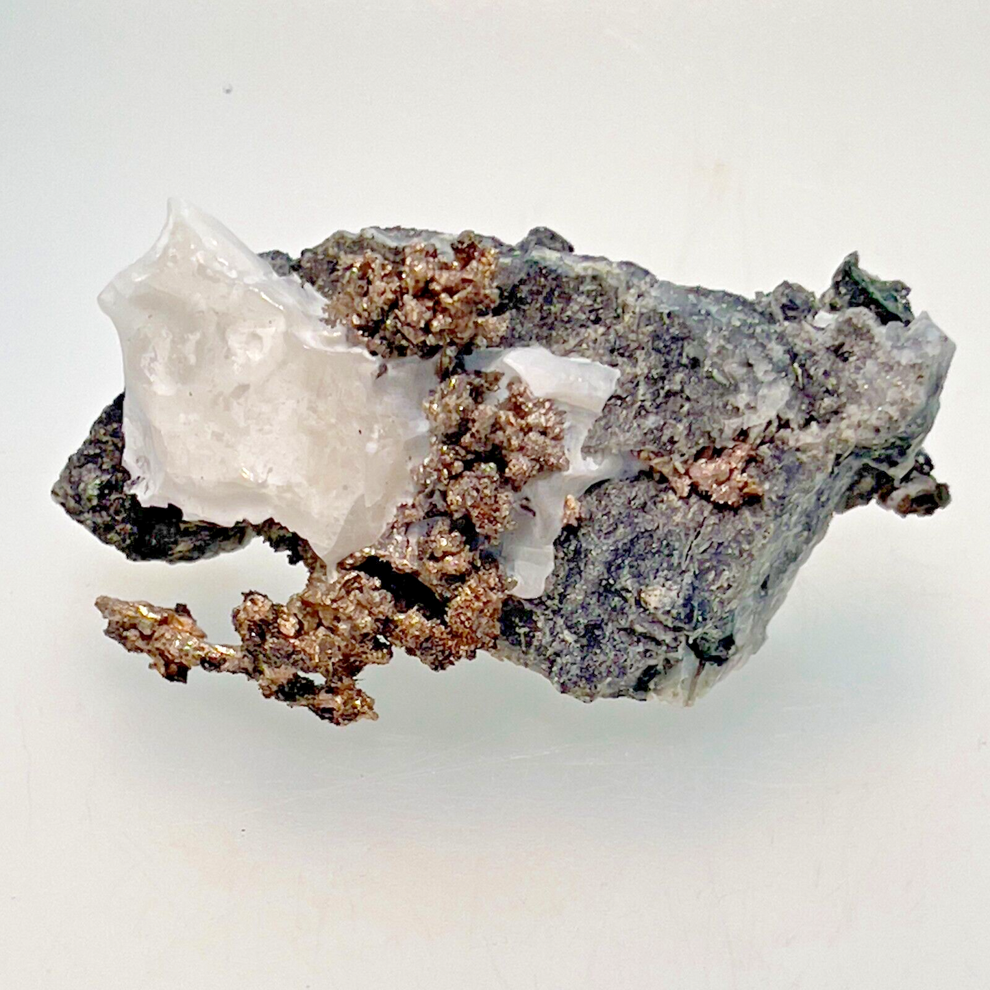 Natural Silver Crystal in Quartz from Morocco, 23.4gr. 50x27x20mm