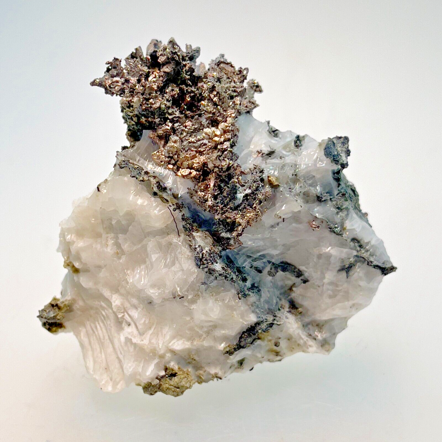 Natural Silver Crystal in Quartz from Morocco, 37.7gr. 56x48x27mm