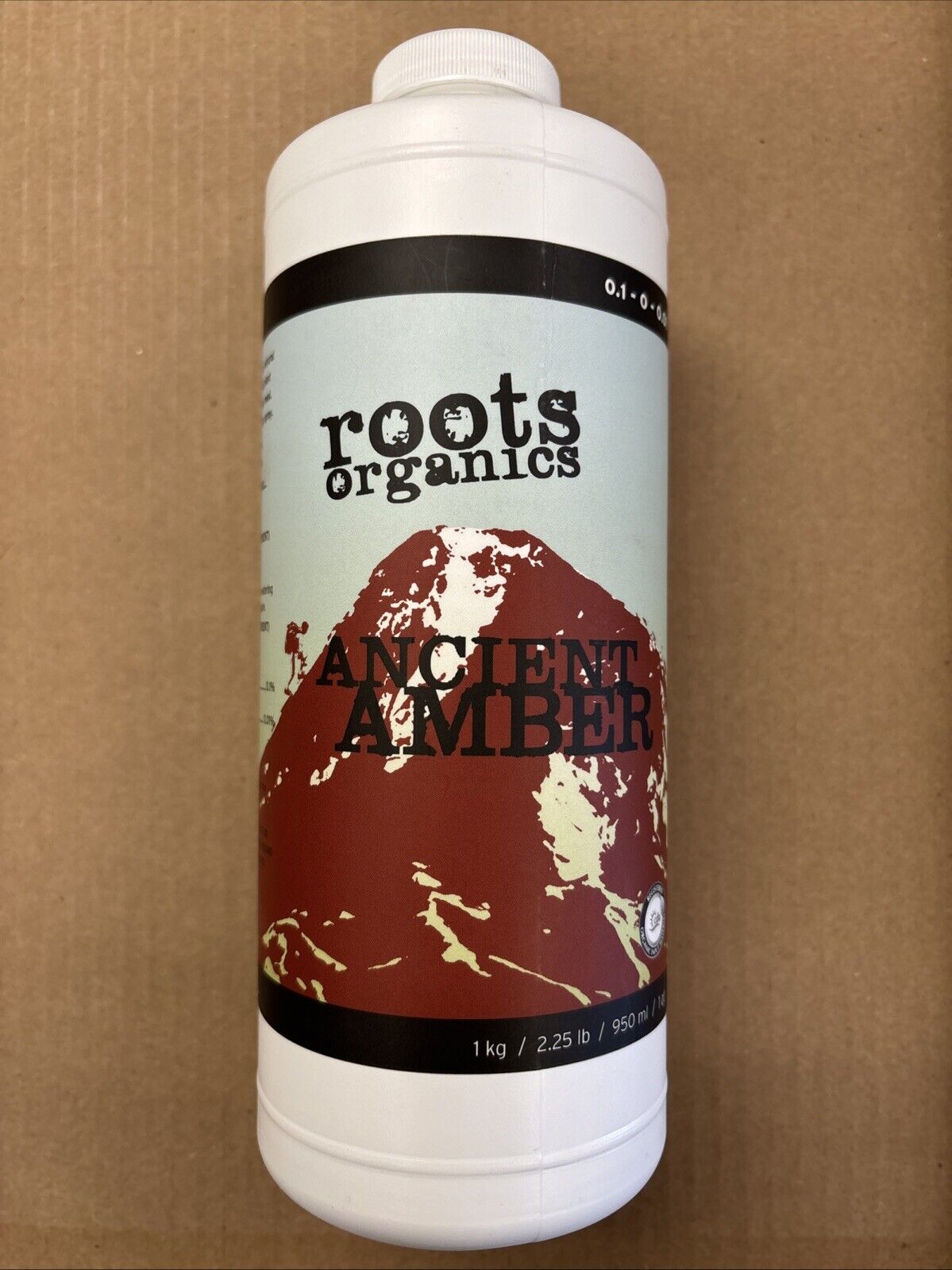 Aurora Roots Organics 1 Quart Ancient Amber Concentrate Formula 0.10-0-0.01 NPK