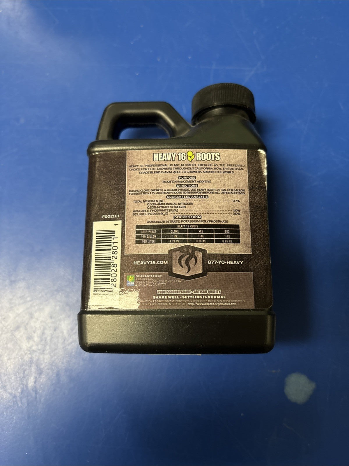 Heavy 16 Roots 8 oz - Root Stimulator Enhancement Nutrient Concentrate
