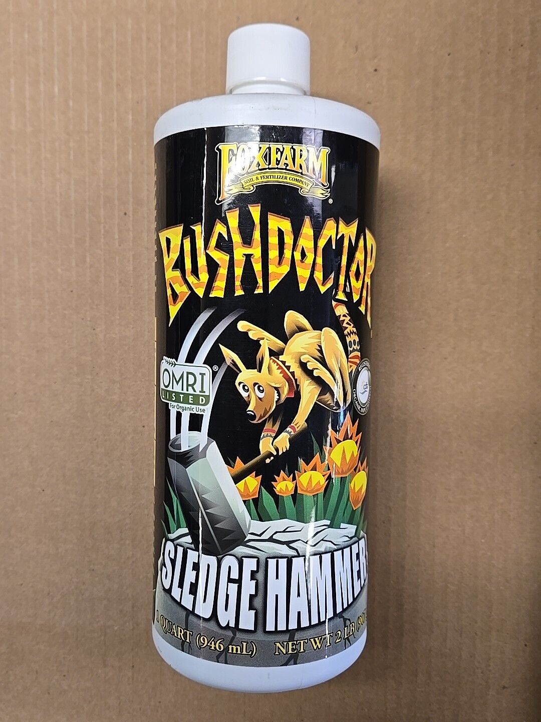 FoxFarm Bushdoctor SledgeHammer Liquid Fertilizer - 1 Quart (0.25 gal)