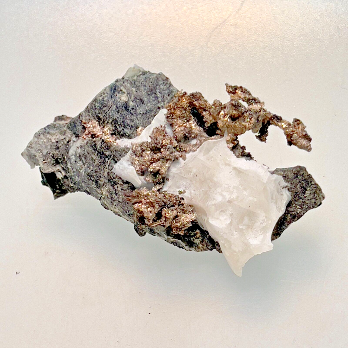 Natural Silver Crystal in Quartz from Morocco, 23.4gr. 50x27x20mm