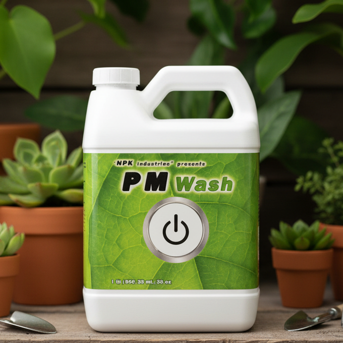 NPK Industries presents PM Wash - 1 Quart Ready To Use Powdery Mildew Wash Spray
