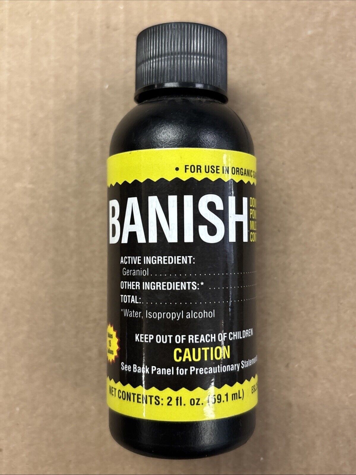 Supreme Growers BANISH Natural Mildew Pathogen Fungicide Concentrate, 2 Ounce