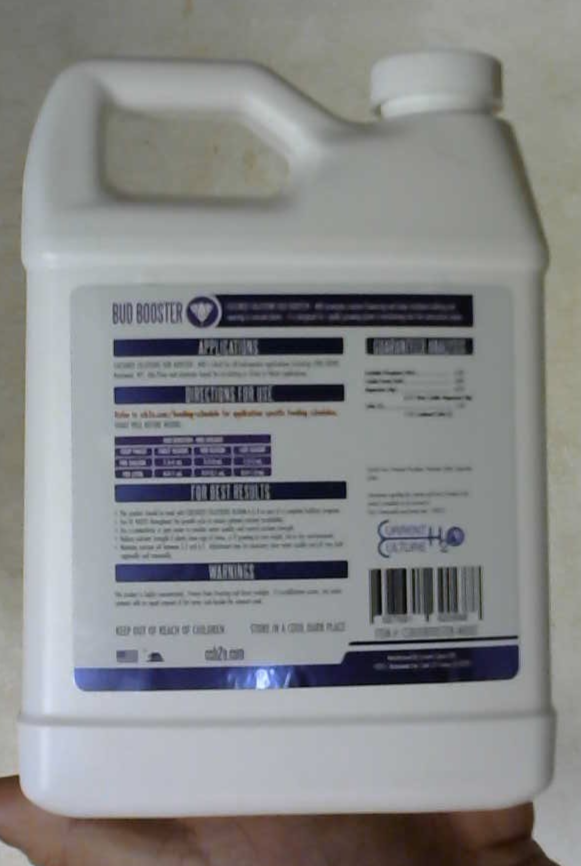 Cultured Solutions Bud Booster Mid Bloom Formula - 1 Qt.