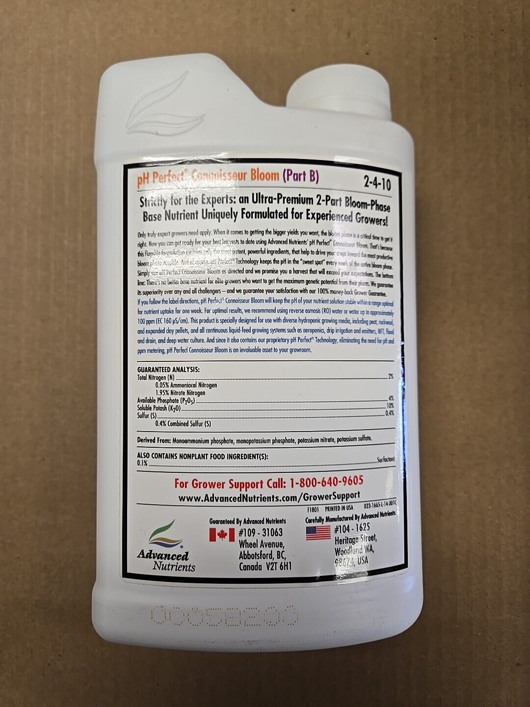 Advanced Nutrients - PH Perfect Connoisseur Bloom Part B - 1 liter