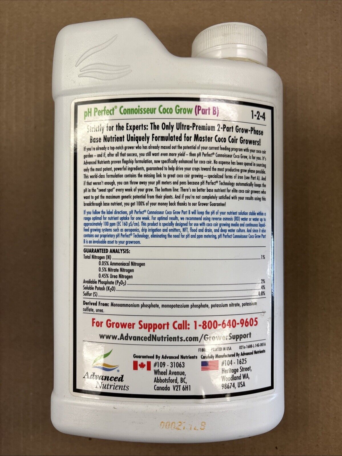 Advanced pH Perfect Connoisseur Coco Grow Part B / liter