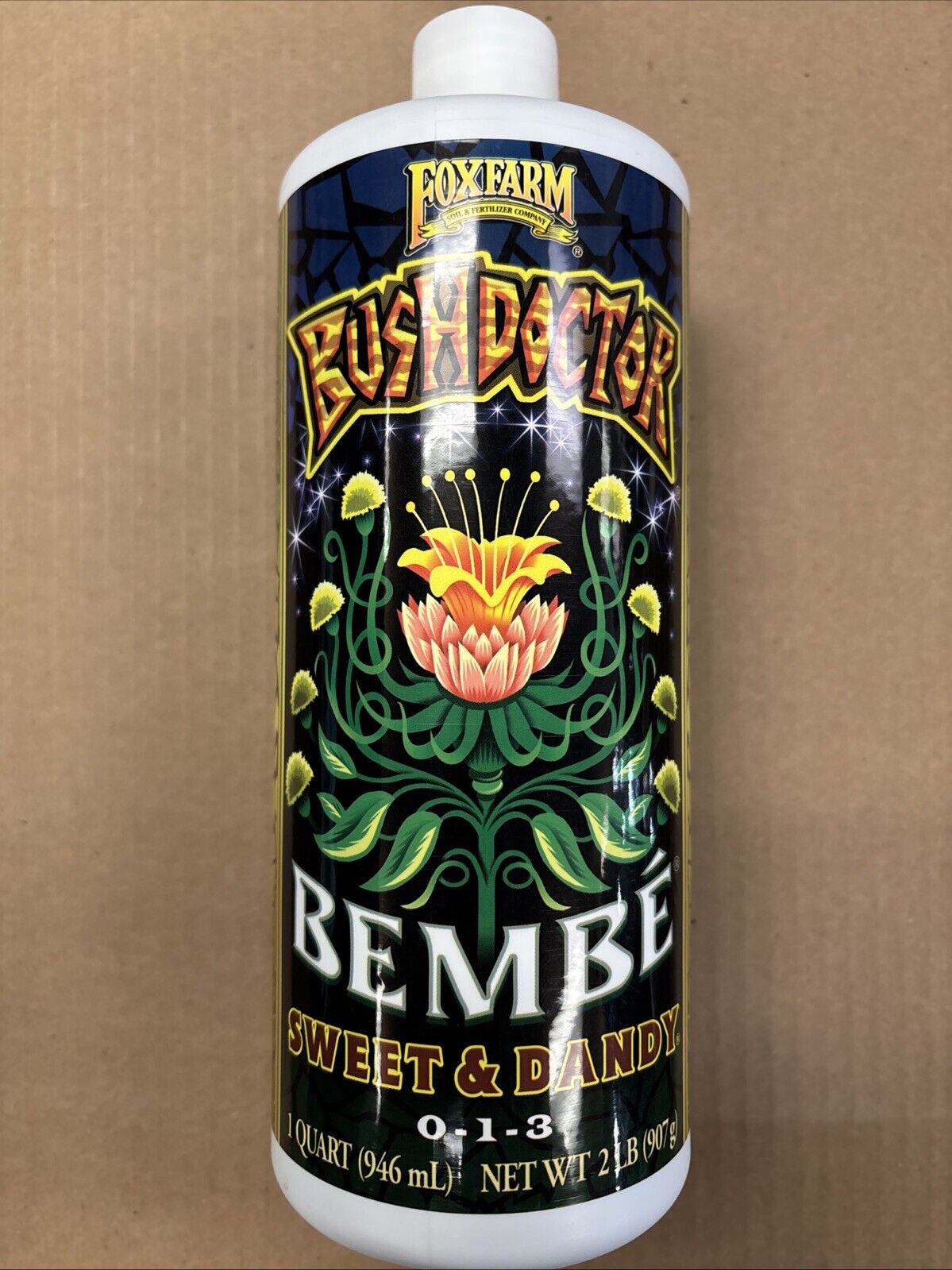 FoxFarm, BushDoctor, Bembe Sweet & Dandy, 1 Quart, ( 0-1-3 )