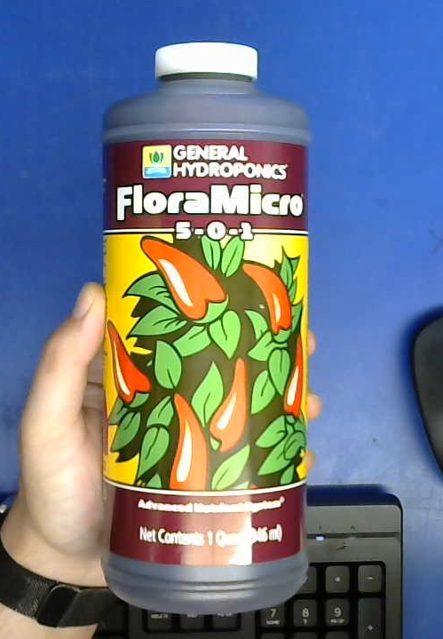 CLOSEOUT General Hydroponics FloraMicro 1 qt 5-0-1