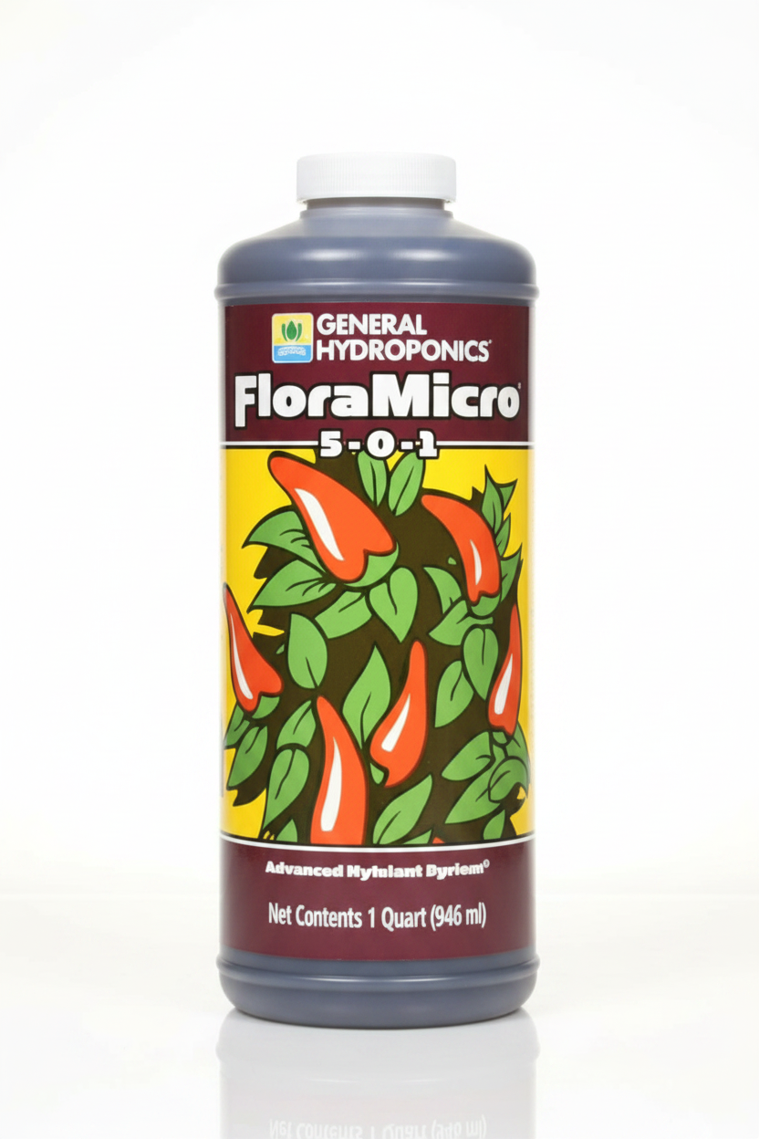 CLOSEOUT General Hydroponics FloraMicro 1 qt 5-0-1