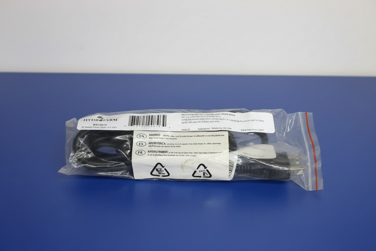 CLOSEOUT Hydrofarm 8ft Ballast Power Cord 14/3 240v
