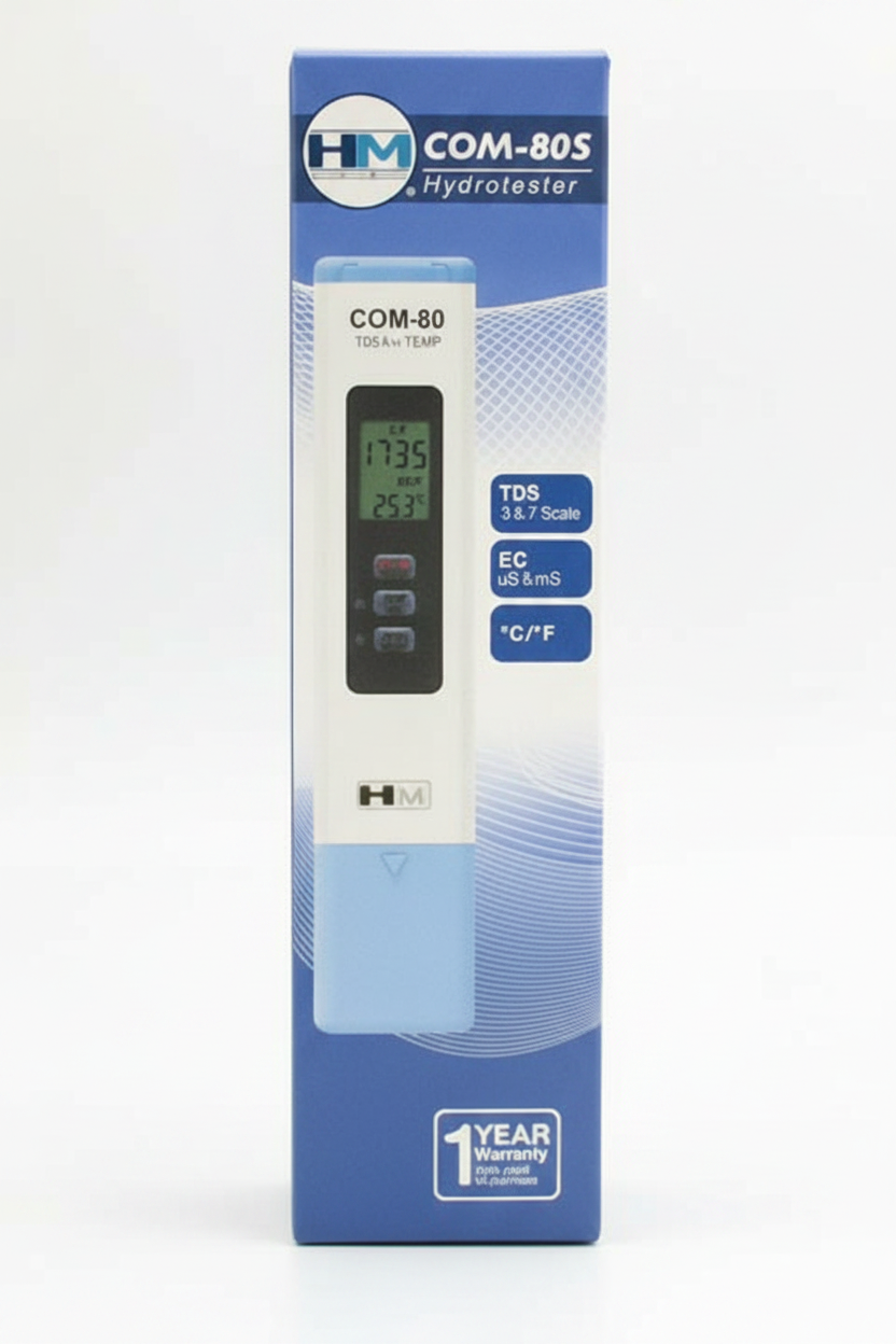 CLOSEOUT HM Digital COM-80 Hydrotester TDS/EC/Temperature Meter