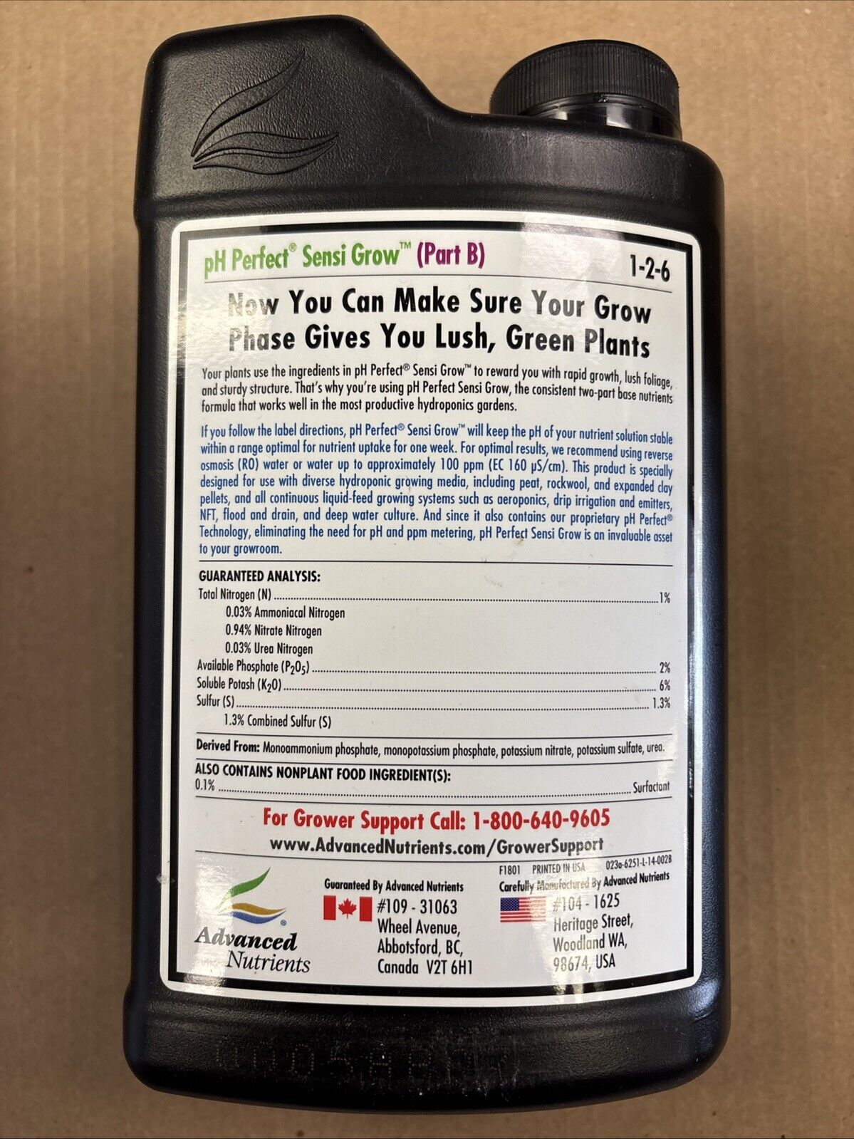 Advanced Nutrients pH Perfect Sensi Grow Part B 1 L
