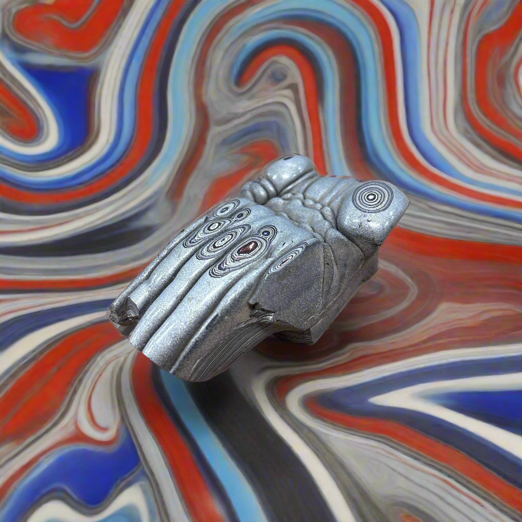 Historical Fordite Cutting Rough, Michigan, 66.5gr