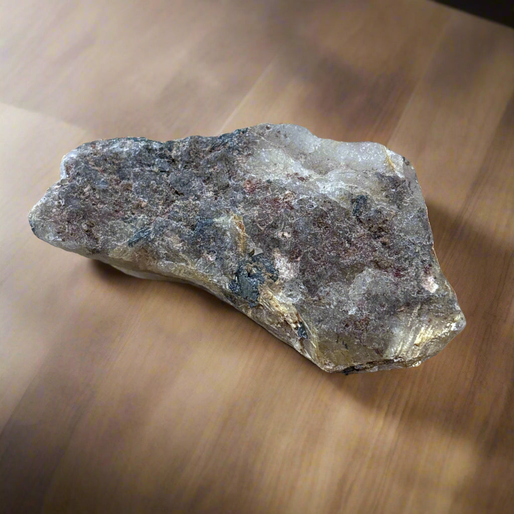 Rutilated Quartz Specimen, Starburst Pattern, 49gr