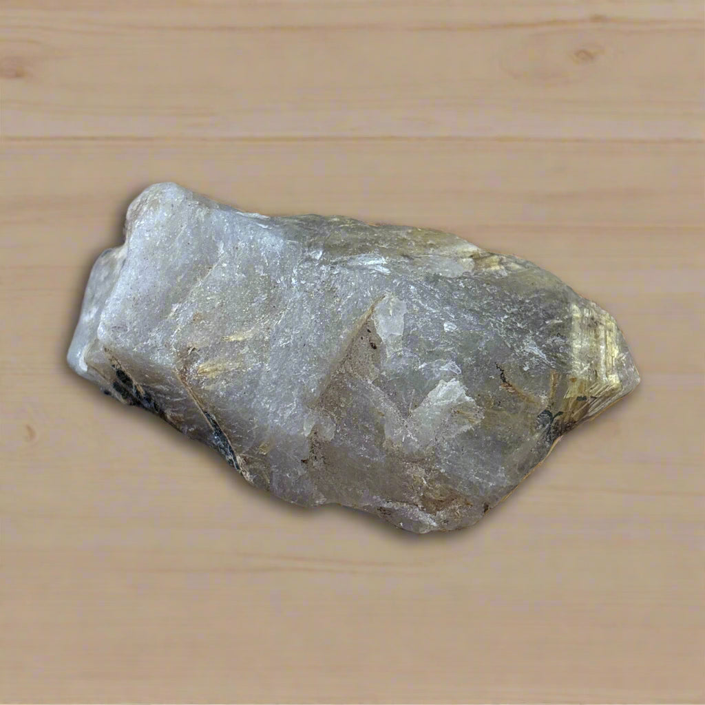 Rutilated Quartz Specimen, Starburst Pattern, 49gr