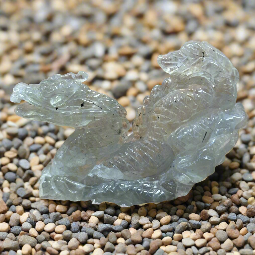 Prenite Dragon Carving, Africa, 37.61gr