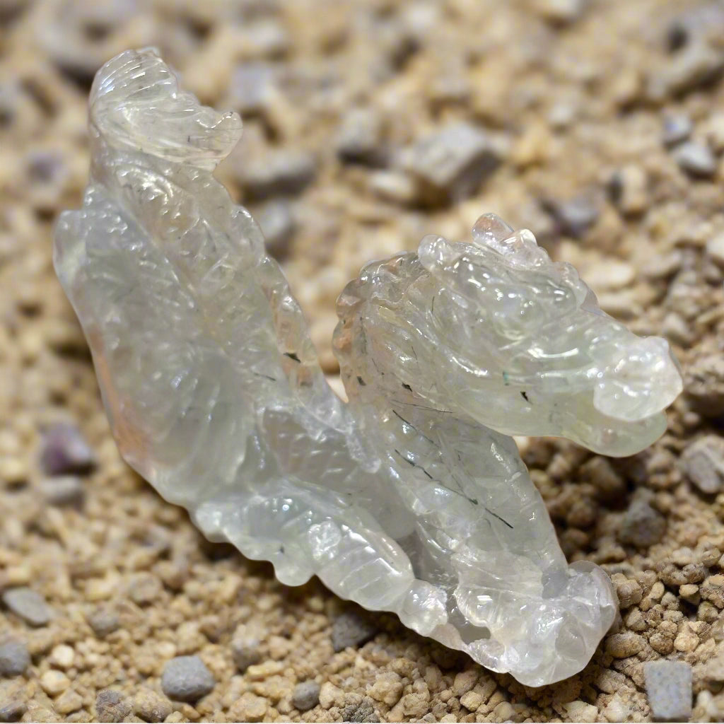 Prenite Dragon Carving, Africa, 37.61gr