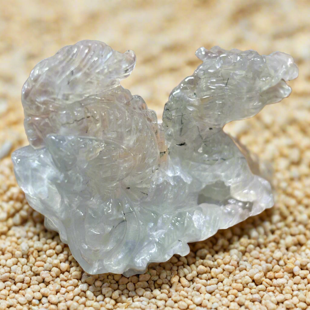 Prenite Dragon Carving, Africa, 37.61gr