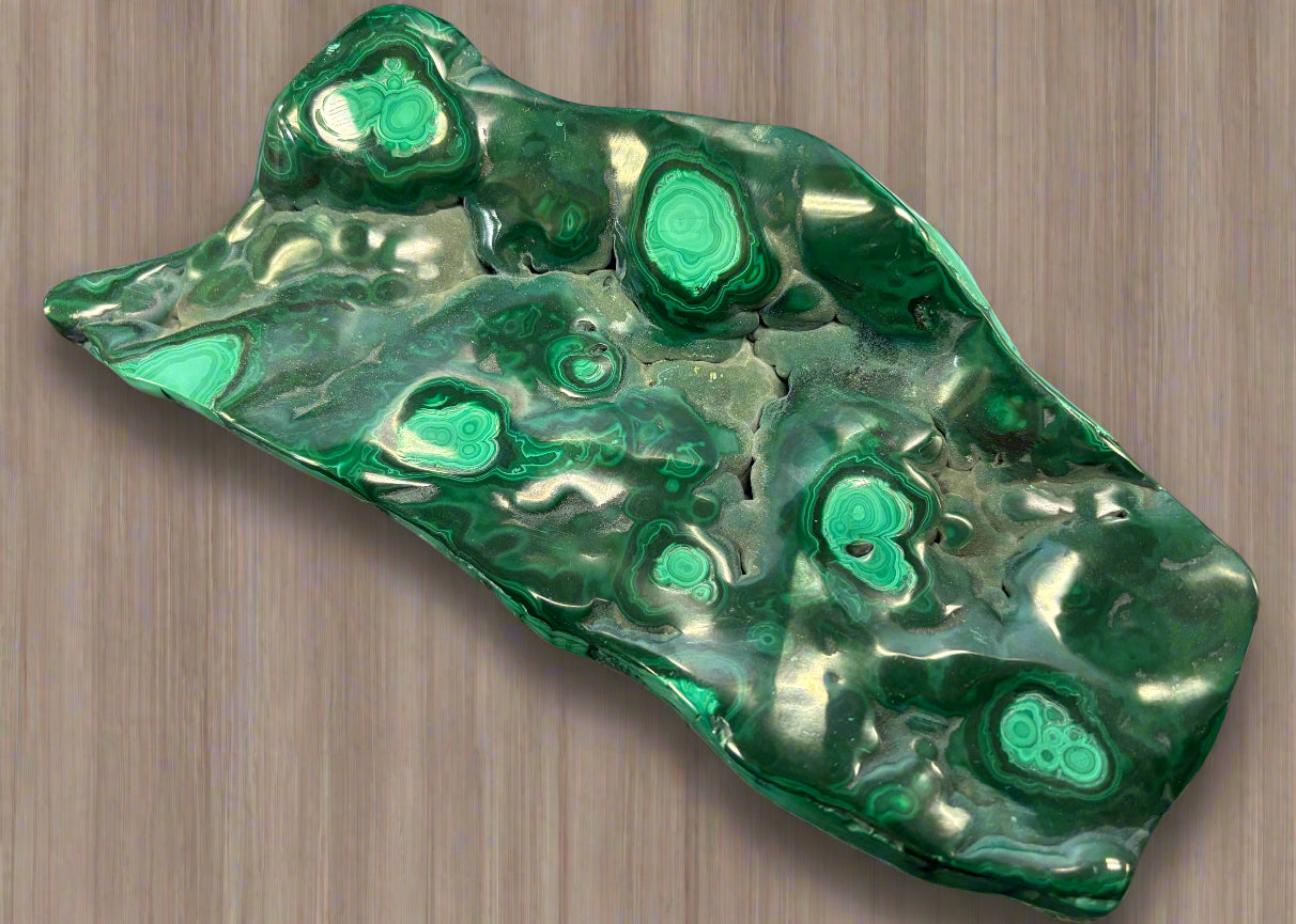 Polished Congo Malachite, 1.05 lbs