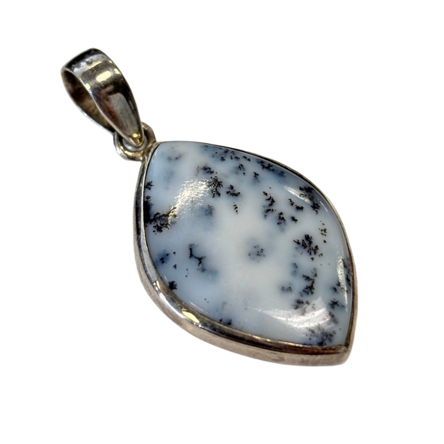 Mossy Opal Pendant set in Sterling Silver, 6.78gr.