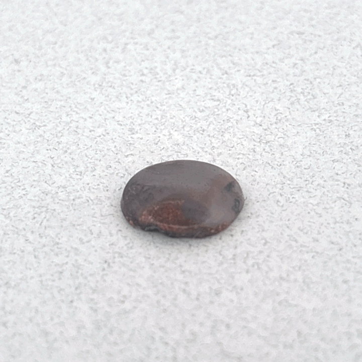 Copper Containing Agate Cabochon, Norther MI, USA, 2.57ct 12x10x2mm