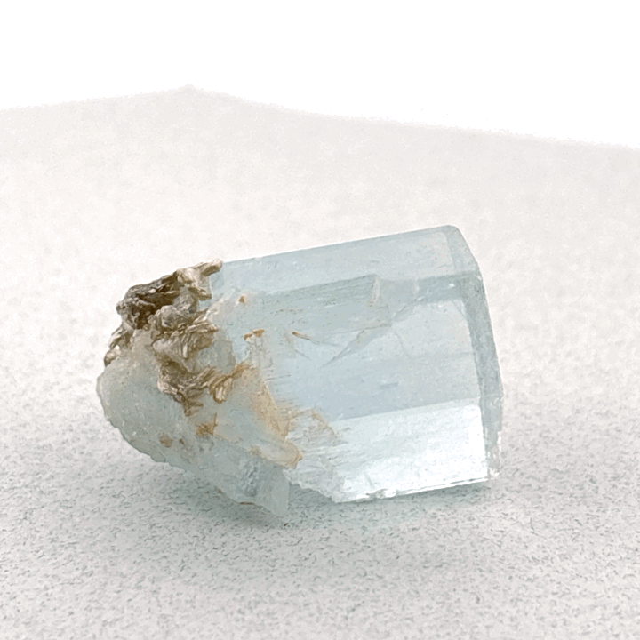 Aquamarine Crystal with Mica, Pakistan, 22.18gr, 33x20x18mm