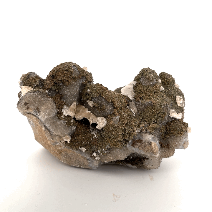 Iridescent Marcasite, Dolomite, & Calcite Specimen, 746.5gr, Montana, USA