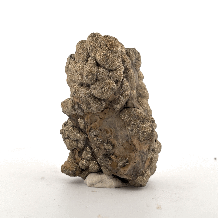 Pyrite on Limonite Clay, 459gr, 85x55x60mm, Supat Mine, Mansehra, Pakistan