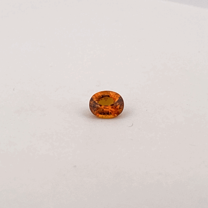 Natural Orange Sapphire, 1.88ct, 8.15x7.3x4.26mm, Africa