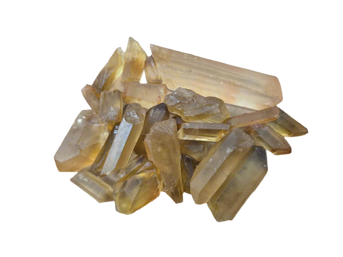 Light to Medium Citrine 1 LB Bulk Bag for Lapidary work / Stone Cutting
