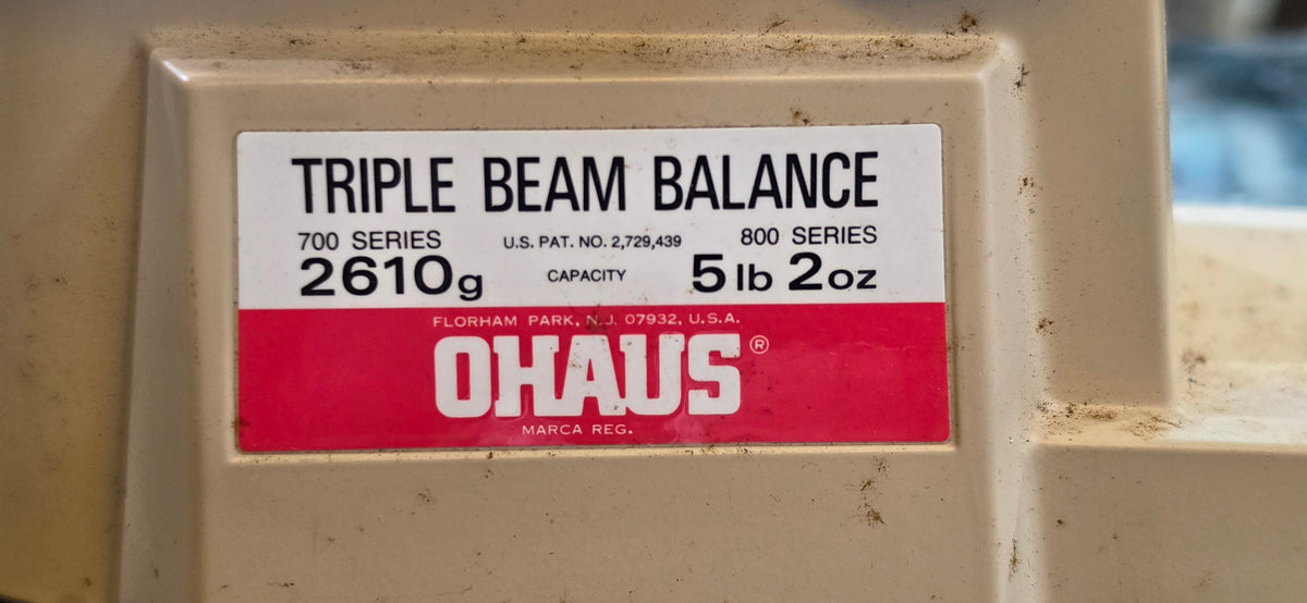 USED - OHAUS Triple Beam Balance, 7000 Series 2610gr