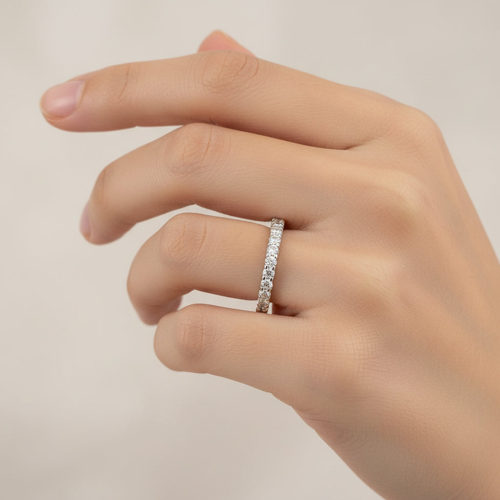 14k Diamond Band, 1/2cttw, GH, SI1, 1.91gr