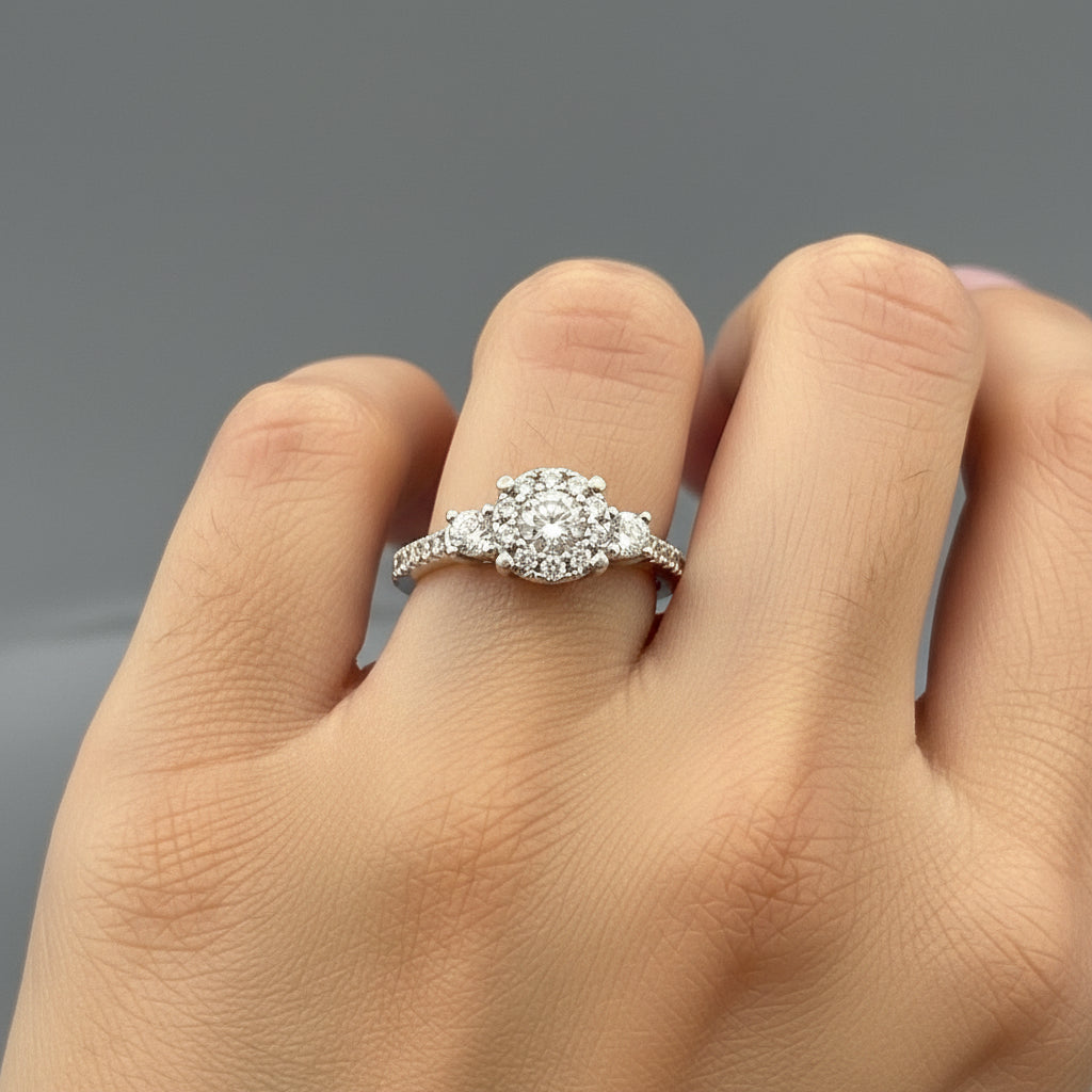 14K Diamond Ring, 1cttw, 3.48gr