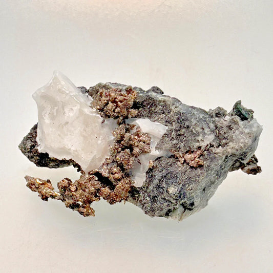 Natural Silver Crystal in Quartz from Morocco